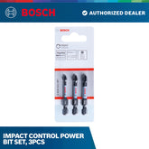 Impact Control Power Bit Set, 3pcs